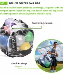 Champion Championship Soccer Ball Bag, CB100 9 Champion Championship Soccer Ball Bag, CB100 -Volleyball Sales Shop a11 716 new 01