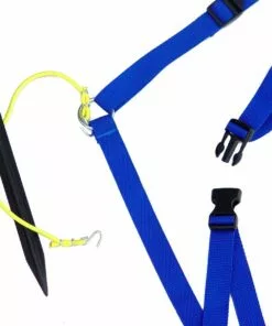 Park & Sun 1" Blue Outdoor Volleyball Boundary Kit