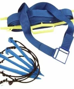 Tandem Adjustable Outdoor Volleyball Court Line System - 2" Black