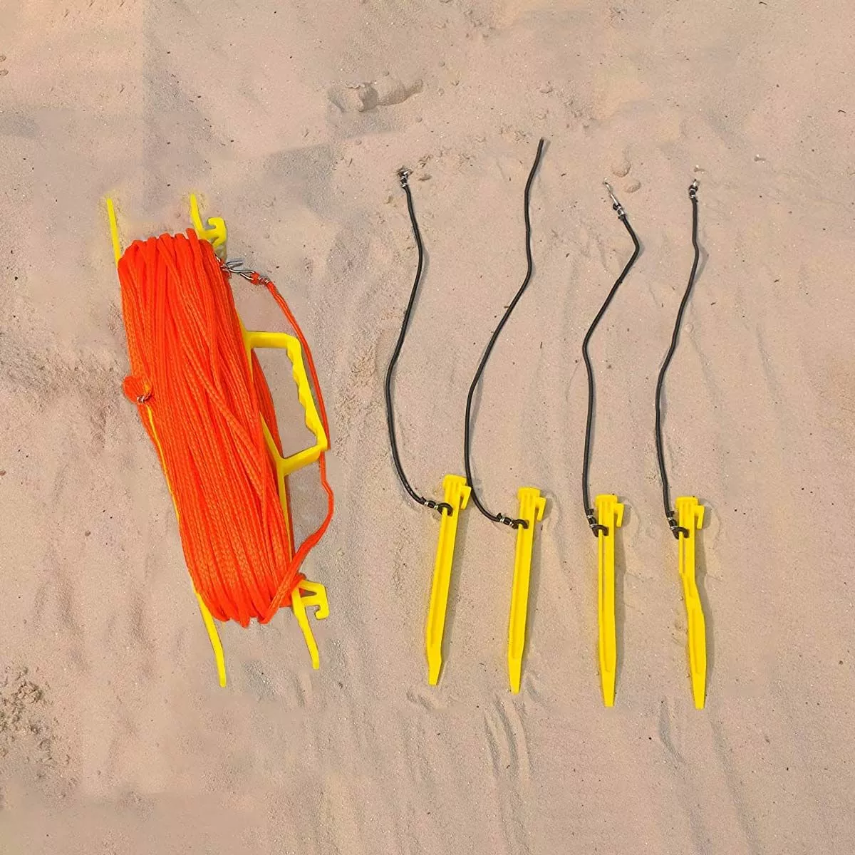 Tandem Outdoor Volleyball Short Court Rope Line System 2 Tandem Outdoor Volleyball Short Court Rope Line System - Image 2