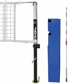 Jaypro Powerlite 3-1/2" International Volleyball Net System, PVB-7000