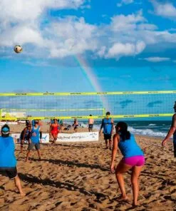 Park & Sun Spectrum Classic Outdoor Volleyball Net System Denim -Volleyball Sales Shop a25 116 02