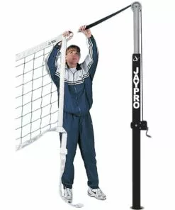 Jaypro 3" Hybrid Steel Pin-Stop Volleyball Steel Net System, PVB-3000 -Volleyball Sales Shop a25 120 5