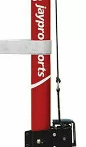 Jaypro 3" Hybrid Steel Pin-Stop Volleyball Uprights Only, PVB-30U