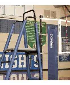 Porter Powr-Carbon II 3" International Volleyball Net System Package w/ Ref Stand -Volleyball Sales Shop a25 142 1