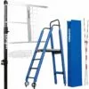 Porter Powr-Carbon II 3" International Volleyball Net System Package w/ Ref Stand