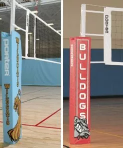Porter Powr-Carbon II 3" International Volleyball Net System Package w/ Ref Stand -Volleyball Sales Shop a25 142 pad artwork