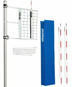 Porter Powr-Rib II STANDARD Volleyball Net System Package