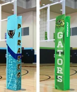 Porter Powr-Steel 3" INTERNATIONAL Volleyball Net Package w/ Ref Stand -Volleyball Sales Shop a25 201 pad artwork