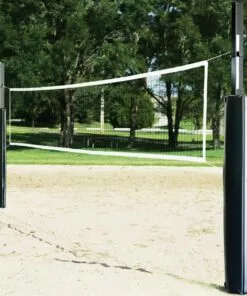 First Team Sand Blast Complete Outdoor Sand Volleyball Net System W/ GROUND SLEEVES