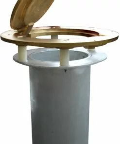 Jaypro 3-1/2" dia. Hinged Volleyball Floor Sleeves, PVB-75S (pair)