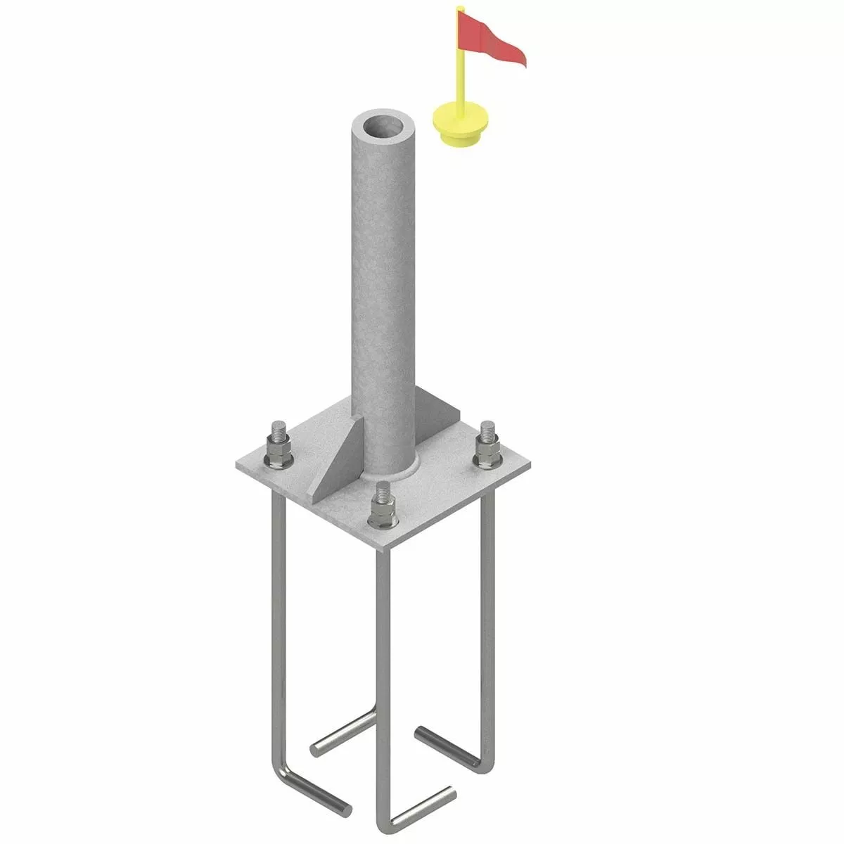 Jaypro Ground Sleeves for Mercury Volleyball Uprights 1 Jaypro Ground Sleeves for Mercury Volleyball Uprights