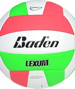 Baden VX450C Lexum Soft-Touch Composite Volleyball, COLORS 58 Baden VX450C Lexum Soft-Touch Composite Volleyball, COLORS -Volleyball Sales Shop a25 463neogrnpnk
