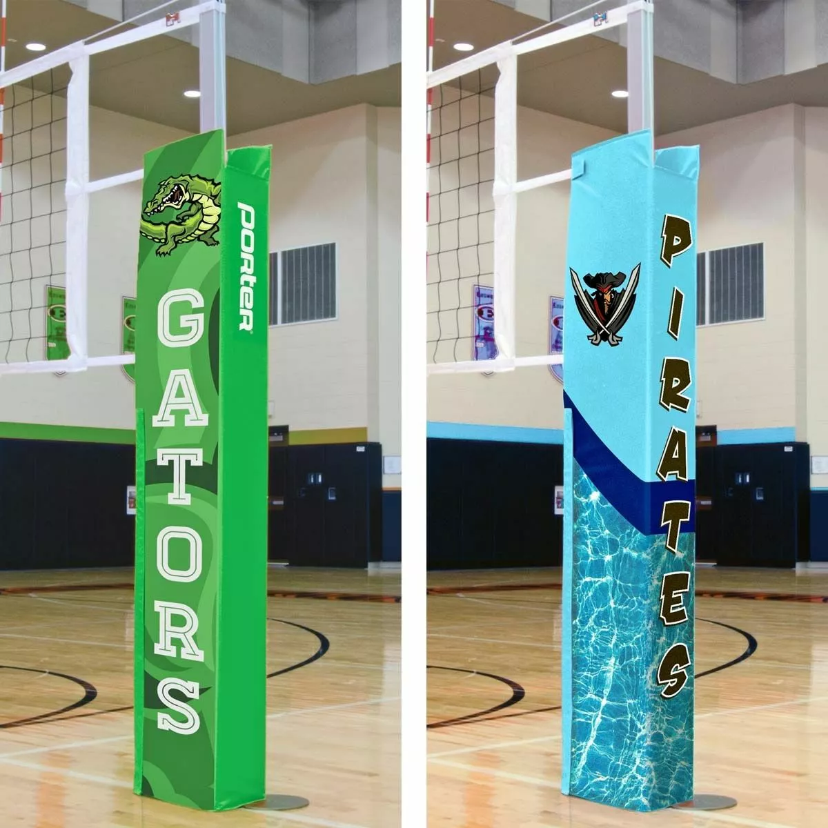 Porter Official Volleyball Upright Protective Pads 4 Porter Official Volleyball Upright Protective Pads - Image 4