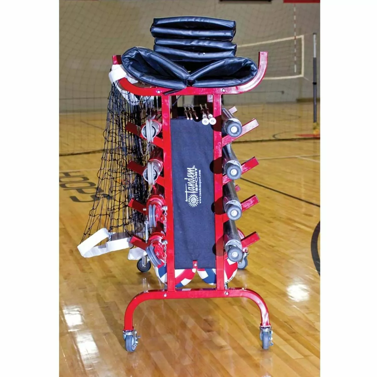 Tandem Portable Volleyball Equipment Cart 2 Tandem Portable Volleyball Equipment Cart - Image 2