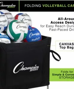 Champion Folding Volleyball Cart, VBCART -Volleyball Sales Shop a25 730 new 04