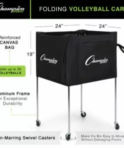 Champion Folding Volleyball Cart, VBCART -Volleyball Sales Shop a25 730 new 05