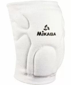 Mikasa 830 Advanced Competition Senior/Long Volleyball Knee Pads, WHITE