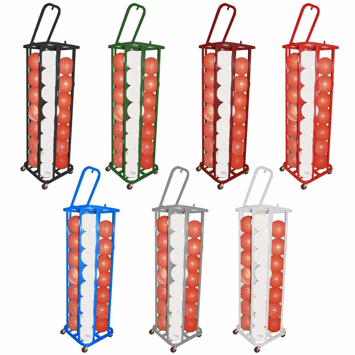 Blazer 4827 Space Mizer Lockable Vertical Ball Carrier Maroon 2 Blazer 4827 Space Mizer Lockable Vertical Ball Carrier Maroon - Image 2