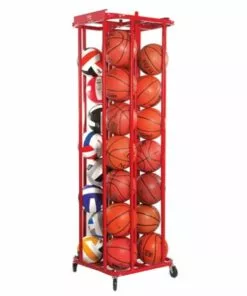 Blazer 4827 Space Mizer Lockable Vertical Ball Carrier Maroon