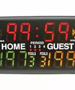 Multi-Sport Electronic Tabletop Scoreboard w/ Wireless Remote, 24"W x 16"H