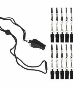Champion 12/pk Plastic Whistle/Lanyard Combo