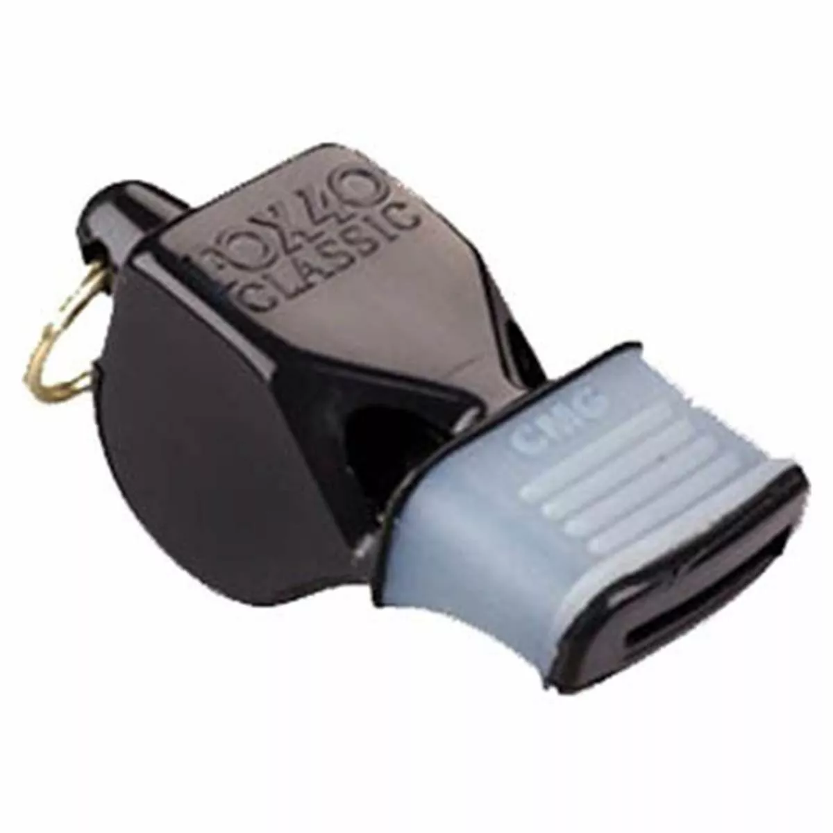 Fox 40 Classic CMG Comfort Grip Coach/Referee Whistle, Black 1 Fox 40 Classic CMG Comfort Grip Coach/Referee Whistle, Black