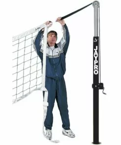 Jaypro Featherlite Volleyball Uprights for 3" Floor Sleeves, PVB-45U -Volleyball Sales Shop jaypro volleyball net system for 3 floor sleeves pvb 4500 1df 1